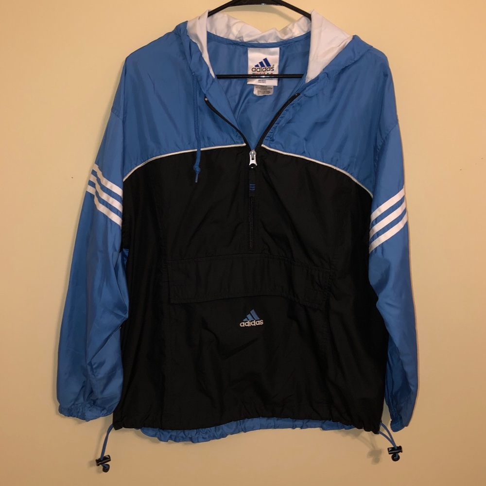 Adidas Quarter Zip Windbreaker